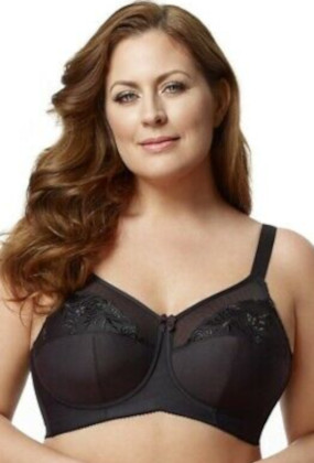 Elila Embroidered Microfiber Softcup Bra 1301 - Bramania