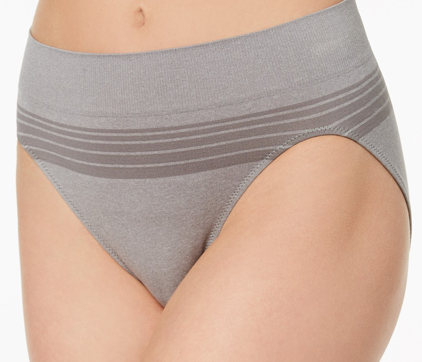 Warner's No Pinch Striped Hi-Cut Brief Style RT5501P - Bramania