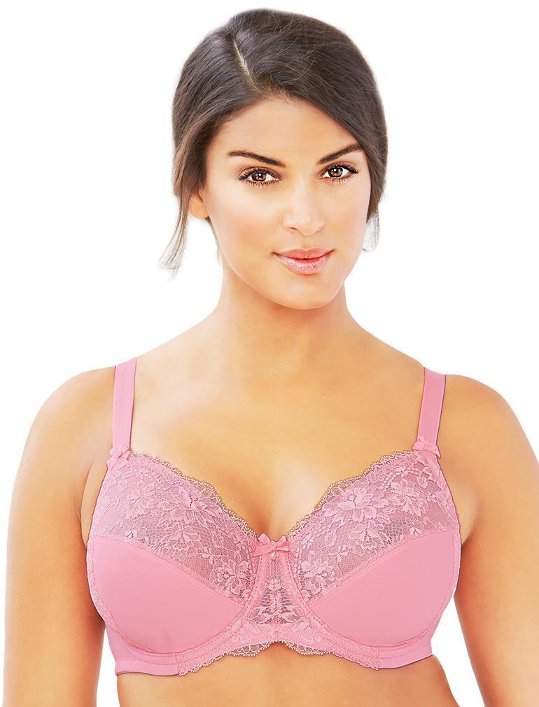 Glamorise Elegance Lacey Wonderwire Bra 9035 - Bramania